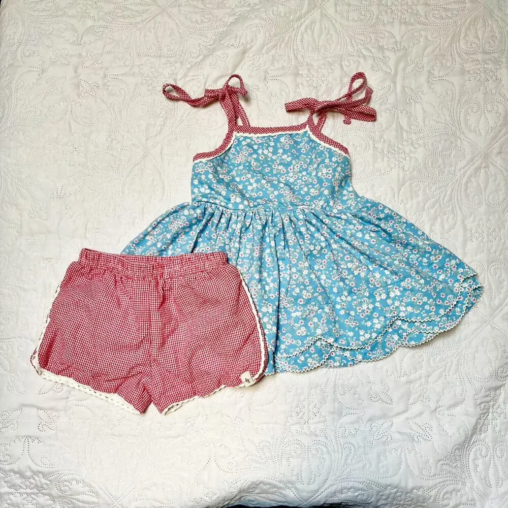 Love & Grow American Beauty Tunic Set Size 5